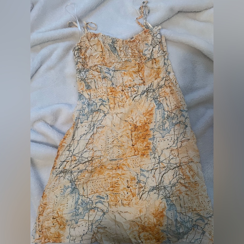 NWT Urban Outfitters Map Mini Dress